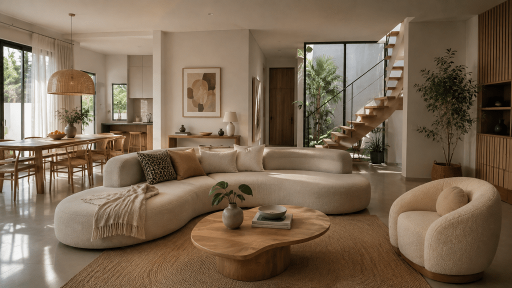 Soft Minimalism, Bukan Mewah, Justru Jadi Favorit Ruang Keluarga 2026 3 Tren soft minimalism dan warm minimalism pada interior rumah 2026